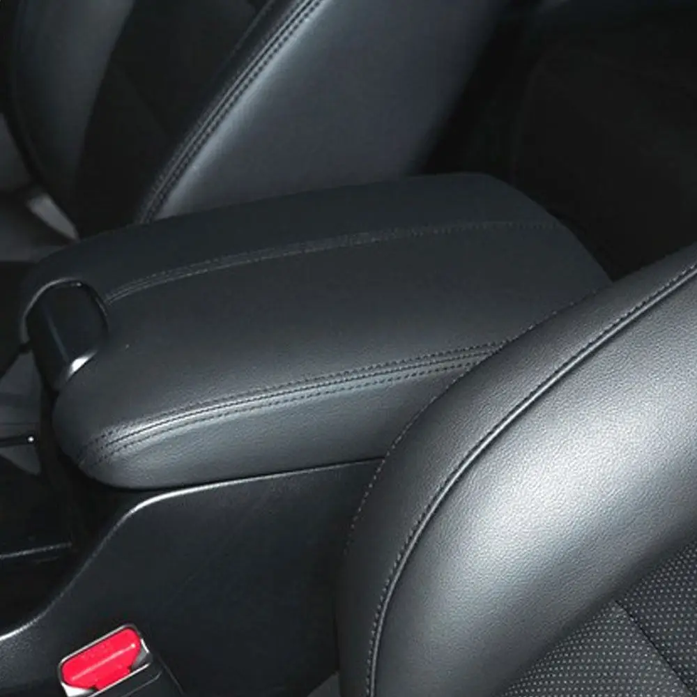Для Honda Accord 2008 2009 2010 2011 2012 подлокотник центральной консоли крышка Синтетическая кожа цвета: черный, бежевый, декоративные аксессуары