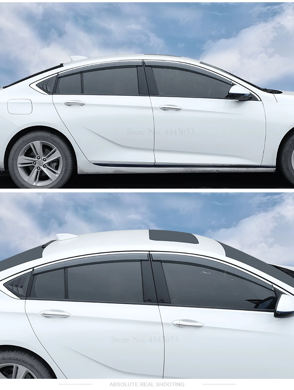 Для Buick Regal 2017 2018 2019 оконный козырек от солнца дождя ветра дефлектора тент щит