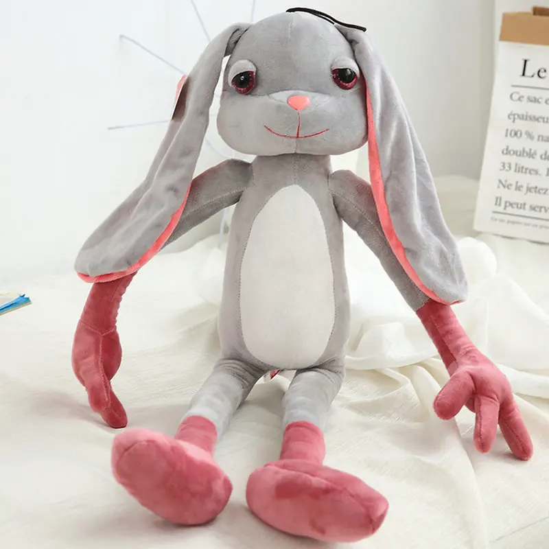 60-120 см милые мягкие Kawaii обезьяна/слон Лиса плюшевые игрушки мягкие дети кукла Мода Kawaii подарок для детей подарок на день рождения - Цвет: rabbit