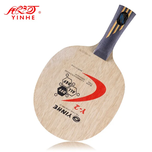 

Yinhe Y2 Y-2 Y 2 5 Wood + 2 Carbon OFF Table Tennis Blade for PingPong Racket
