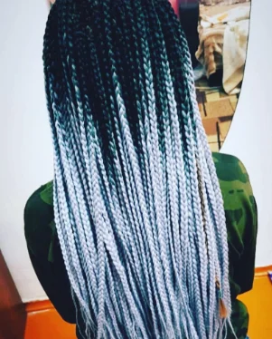 MERISIHAIR Ombre Сенегальские крученые волосы на крючках косички 24 дюйма 30 корней/упаковка синтетические плетеные волосы для женщин серые, синие, розовые, бро