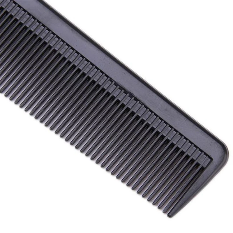 Новинка для мужчин и женщин Парикмахерская черная пластиковая расческа стрижки