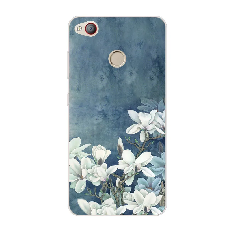 Zte nubia z11 mini Case Silicon Flower Painted Painting Soft TPU Back Cover for s protect Phone cases shell |