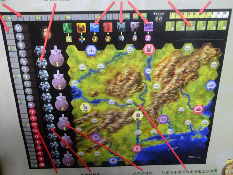 Семейная музыкальная настольная игра паровой менеджмент класс десятка