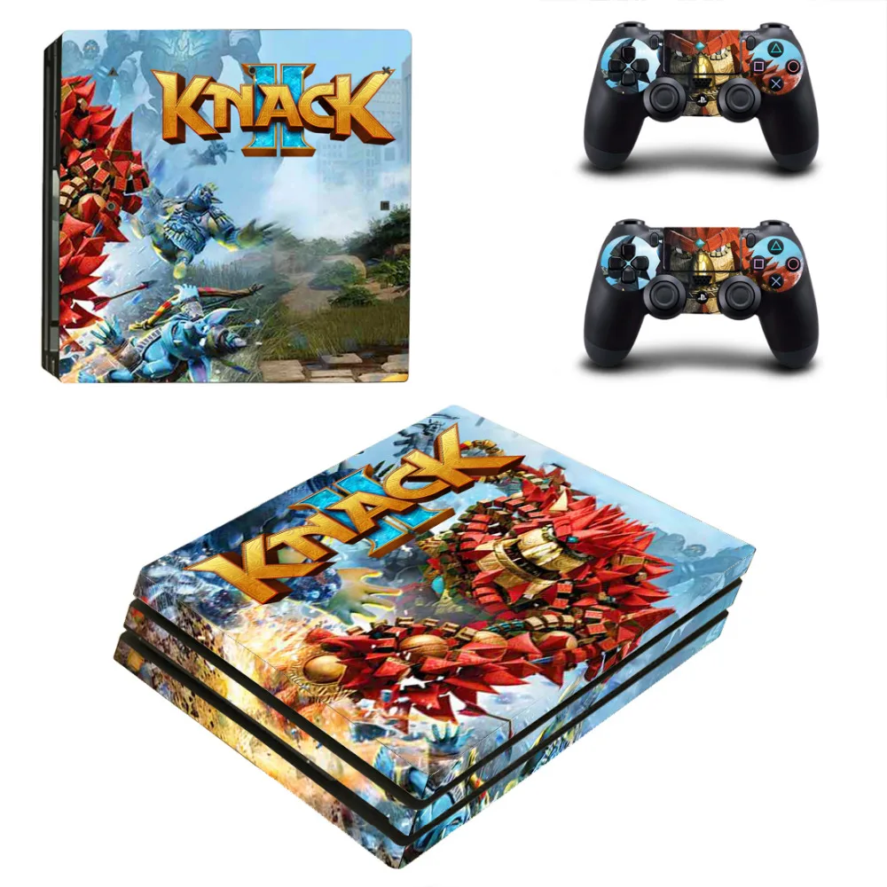 Наклейка на кожу Game Knack 2 PS4 Pro наклейка для консоли PlayStation 4 и контроллеров