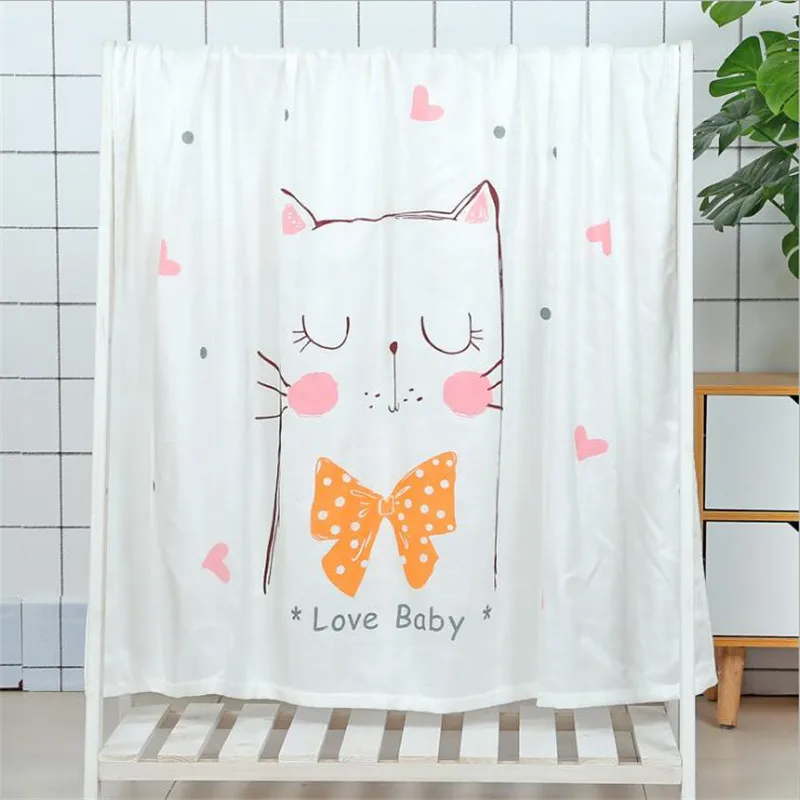 Муслиновое детское Пеленальное Одеяло мягкое бамбуковое Хлопковое одеяло для