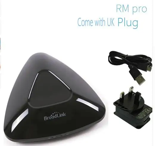 UK Adapter PRO Broadlink RM PRO+ RM Mini 3 умный дом автоматизация WiFi+ IR+ RF умный дом переключатель универсальный интеллектуальный пульт дистанционного управления Alexa - Комплект: UK Adapter PRO