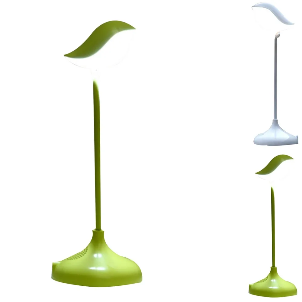 Лампа Touch птица Форма ночник 6000 K белый свет Smart Rechageable LED USB Таблица Настольная