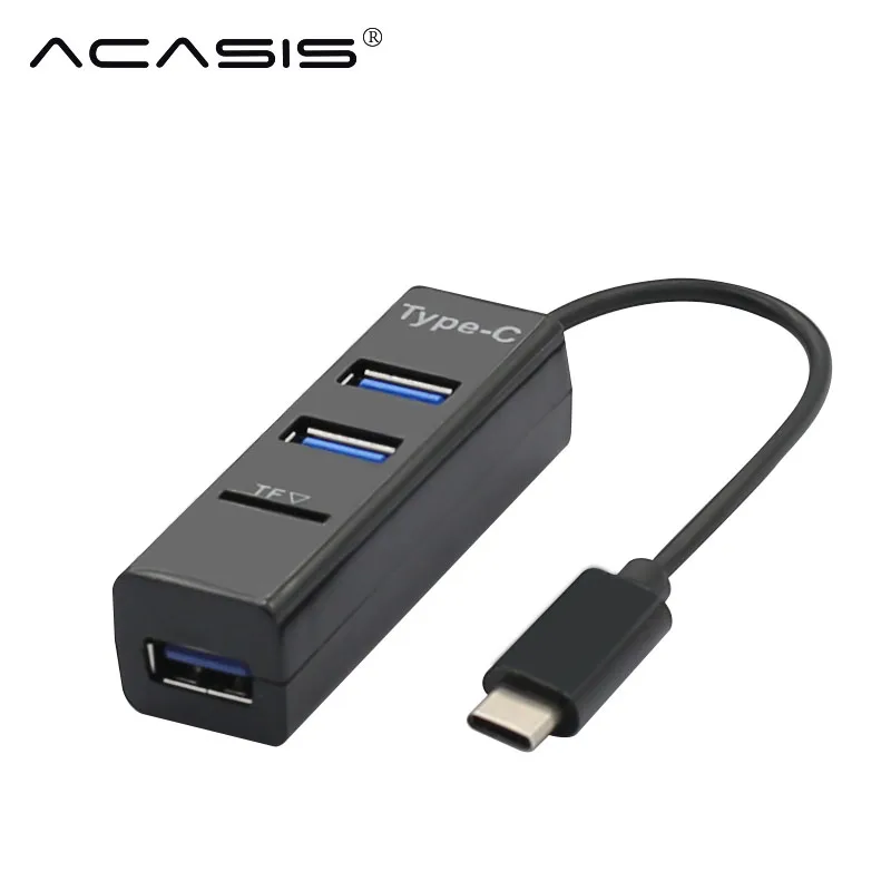 new type c 3.1 USB hub TF Card reader 3-port Laptop Accessories Distributor splitter adapter | Компьютеры и офис