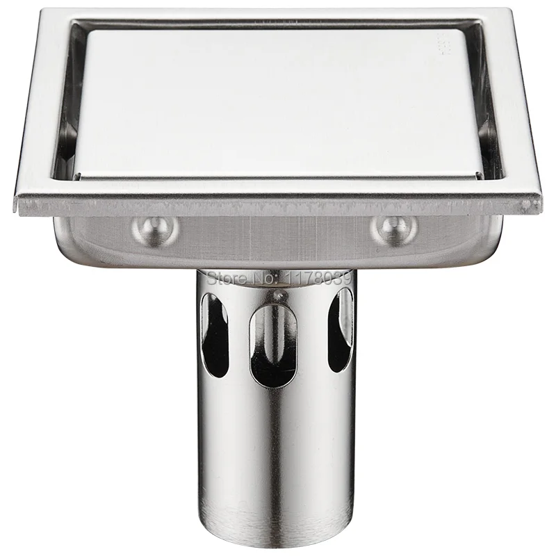 

Слив для пола из матовой нержавеющей стали для ванной комнаты, слив для пола из нержавеющей стали 304, невидимый дезодорант, J18148