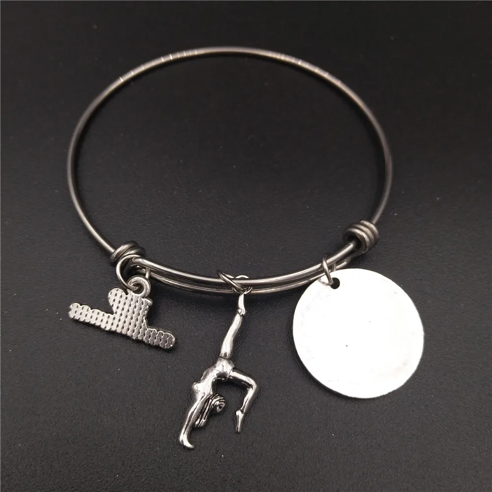 2 5 дюйма я люблю гимнастические ювелирные изделия гимнастский подарок