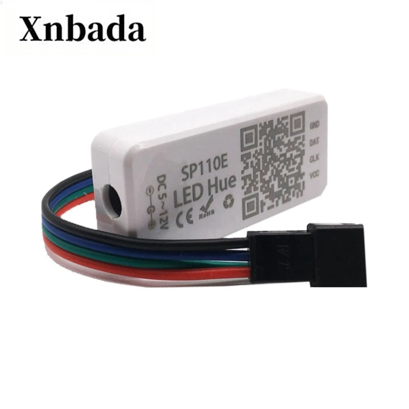 Контроллер светодиодной ленты SP105E/SP106E/SP107E/SP108E/SP110E для WS2812 SK6812 WS2811 Волшебная Светодиодная лента