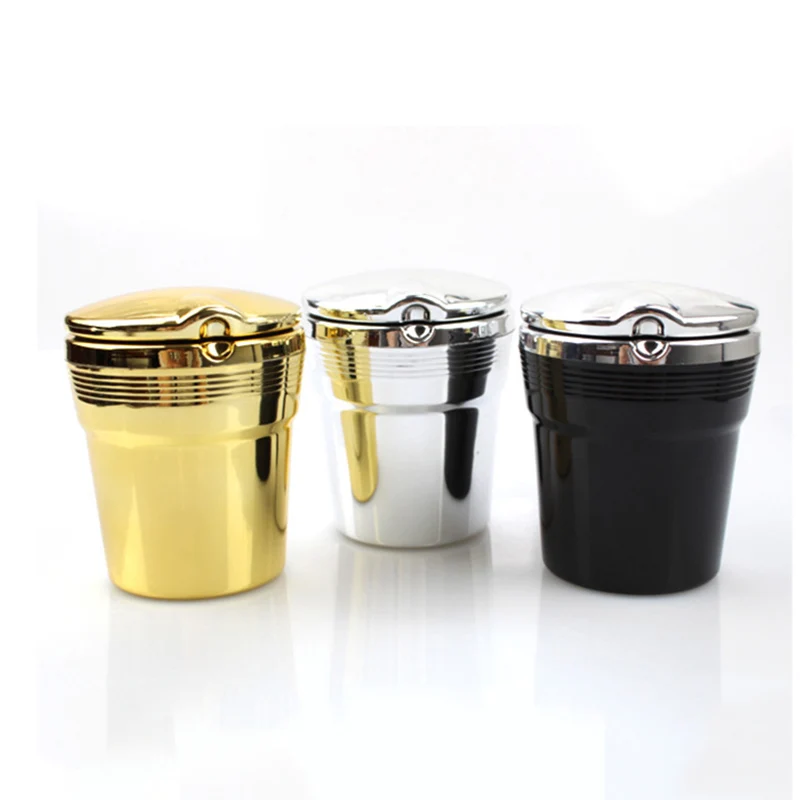 Путешествия Портативный авто светодиодный светильник сигареты пепельница