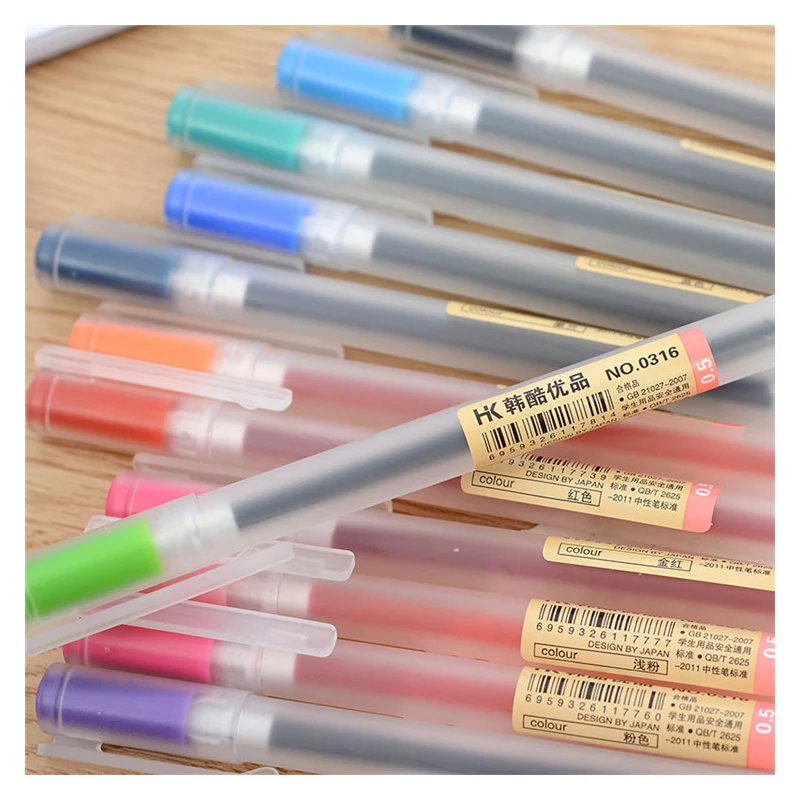 Гелевые ручки 0 5 мм 10 цветов