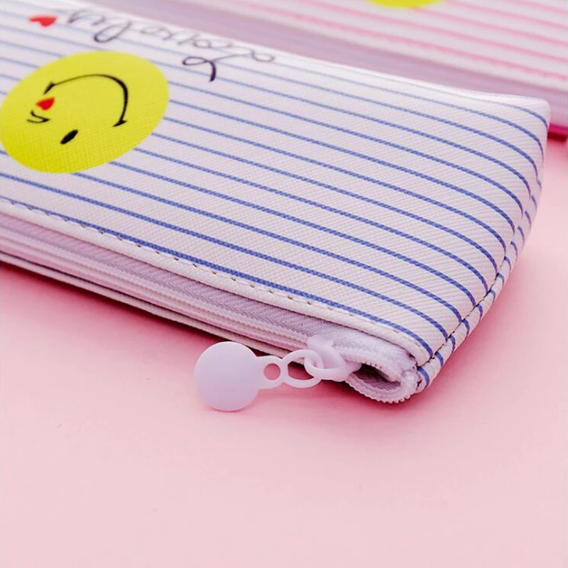 Чехол карандаш Smile Expression для офиса канцелярских и школьных принадлежностей