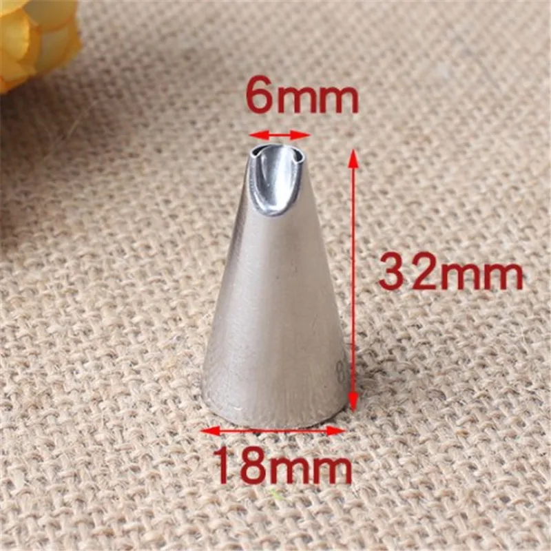 

VOGVIGO Piping Nozzles #81 For Cakes Fondant Decorating Pastry Icing Tips Baking Tools Create Chrysanthemum Pine Nuts Petals