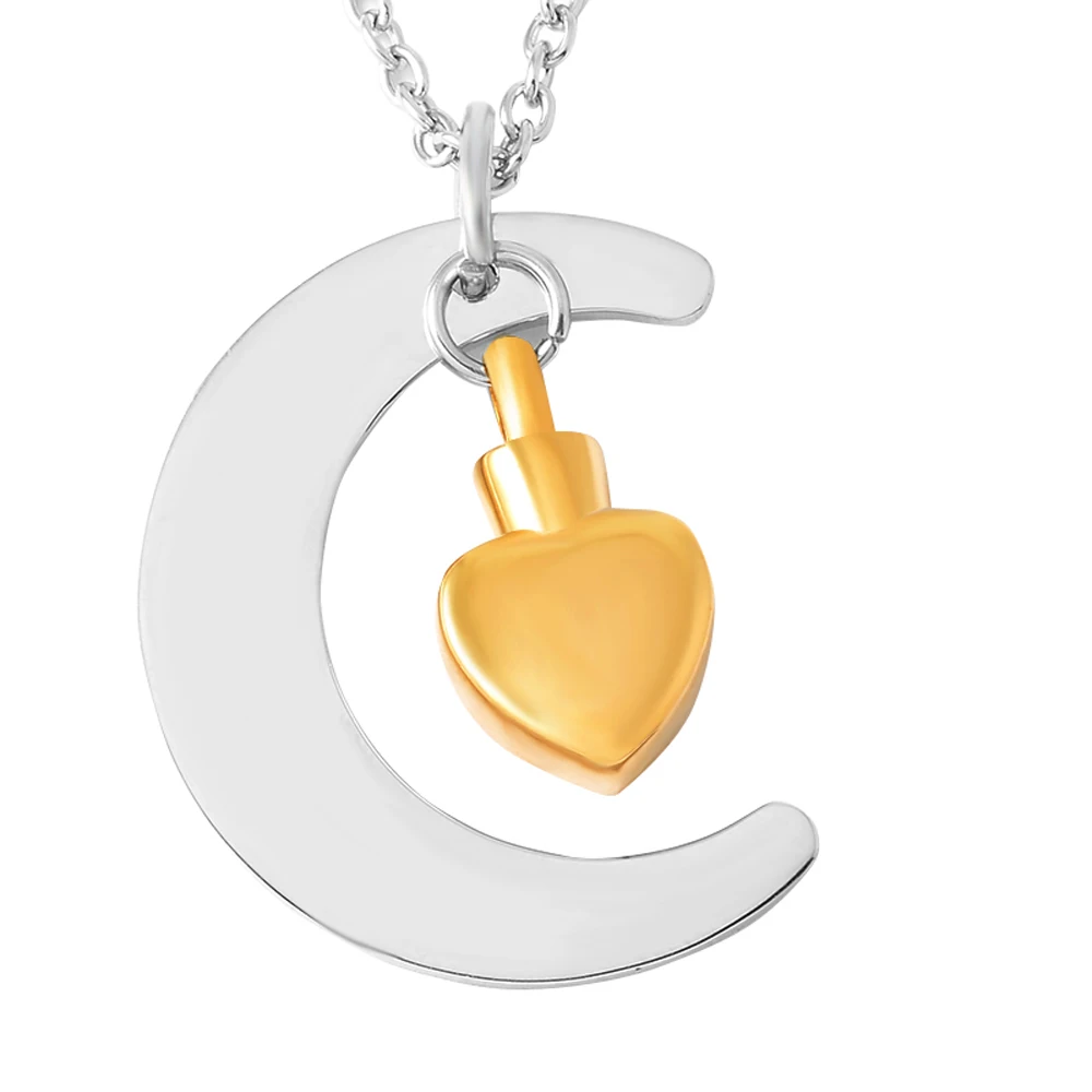 MJD9497 памятный сувенир I Love You To The Moon &amp Back Urn Ожерелье Подвеска ювелирное изделие