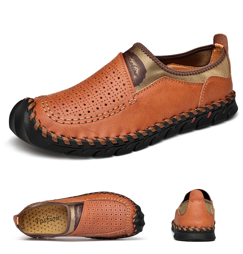 Брендовые качественные мужские лоферы из спилка; Новинка года; дышащие мужские повседневные туфли-оксфорды для вождения; мужская обувь на плоской подошве; Мокасины