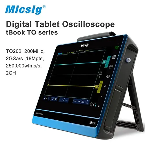 Micsig scopemeter автомобильный осциллограф 200 МГц цифровой планшетный осциллограф сенсорный Осциллограф портативный 2 канала TO202A
