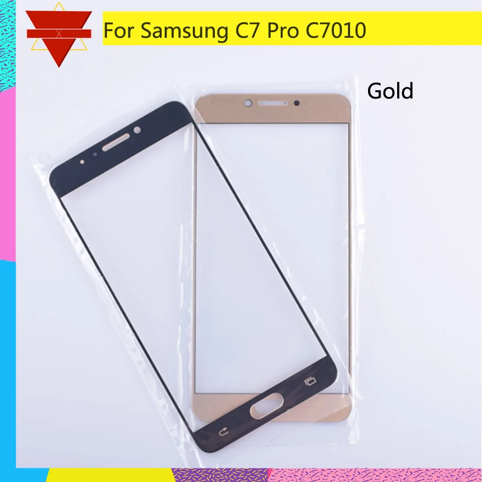 Для Samsung Galaxy C7 Pro C7010 SM-C7010 SM-C7010Z сенсорный экран Передний со стеклянной панелью
