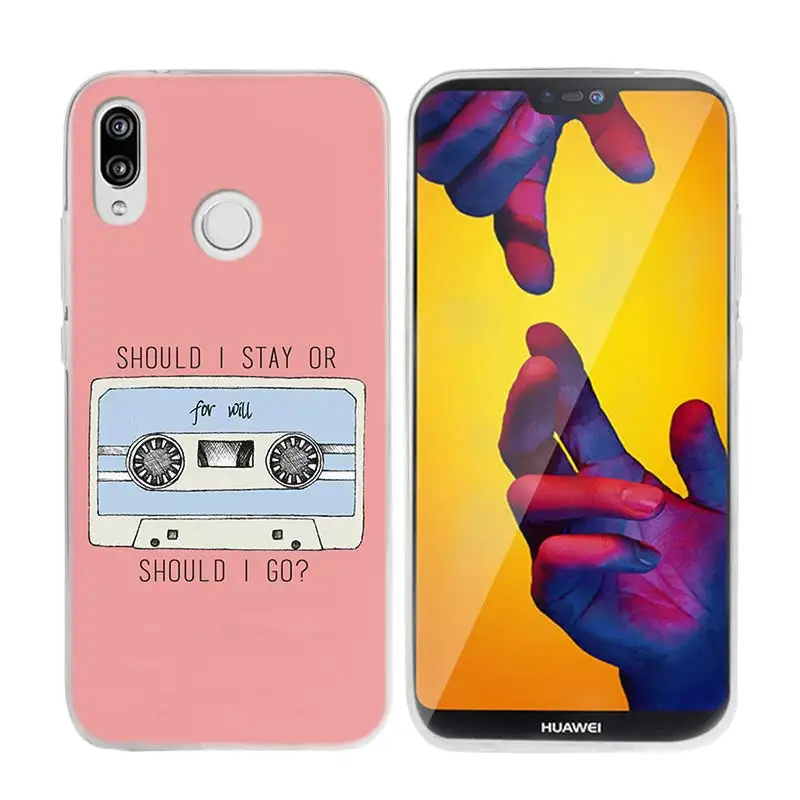 008 KMUYSL странные вещи плакат ТПУ чистый мягкий чехол для huawei P20 P10 P8 P9 mate 10 Lite P Smart Mini Pro - Цвет: 008