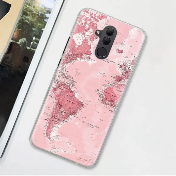 10 Карта мира, план путешествий, чехол для телефона huawei mate 20 Pro 10 20 Lite P Smart Plus P30 Pro P30 P20 Lite, чехол, чехол - Цвет: 10