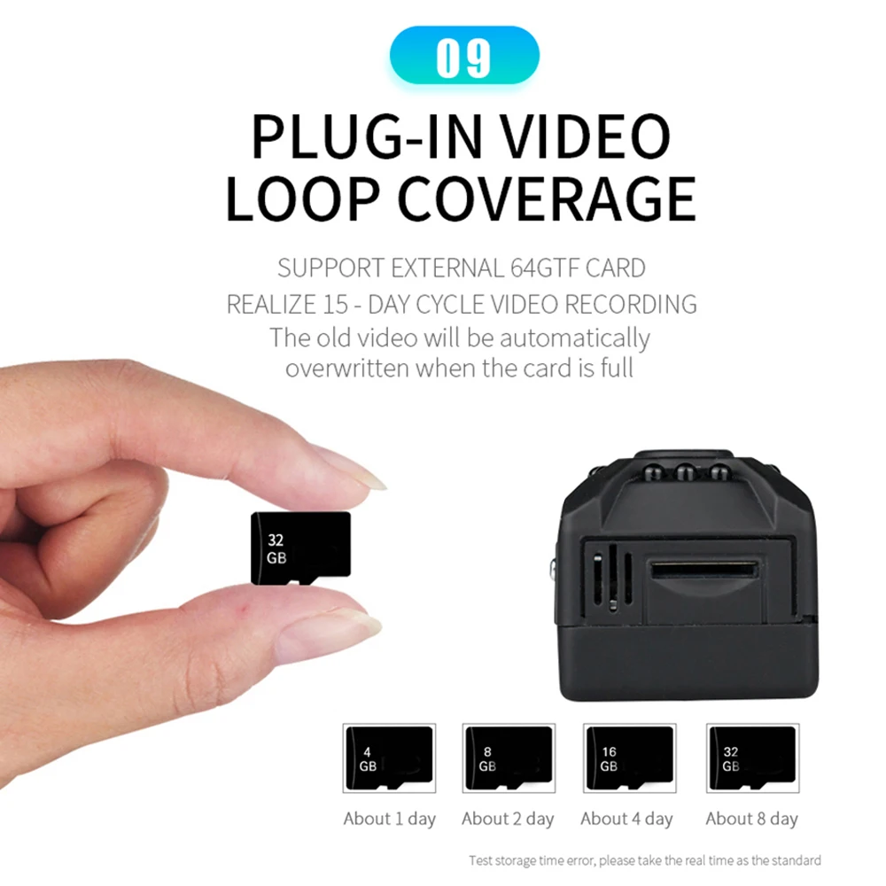 Портативная беспроводная камера ночного видения 1080P HD Магнитная Wi Fi IP мини P2P веб