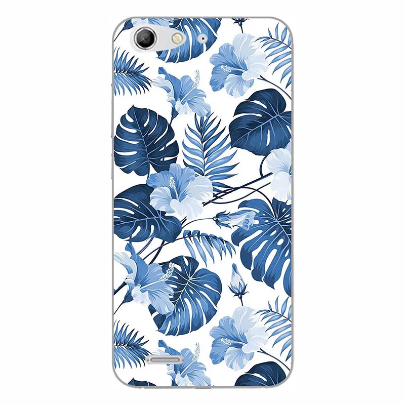 Soft Silicone Case Cover for ZTE Blade V6 TPU flowers cartoon Printed Back Phone V 6 Protector Shells | Мобильные телефоны и