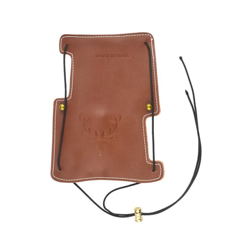 

Archery Arm Guard Cow Leather Protection Brown Target Arm Guard Forearm Armband Hunting Protect
