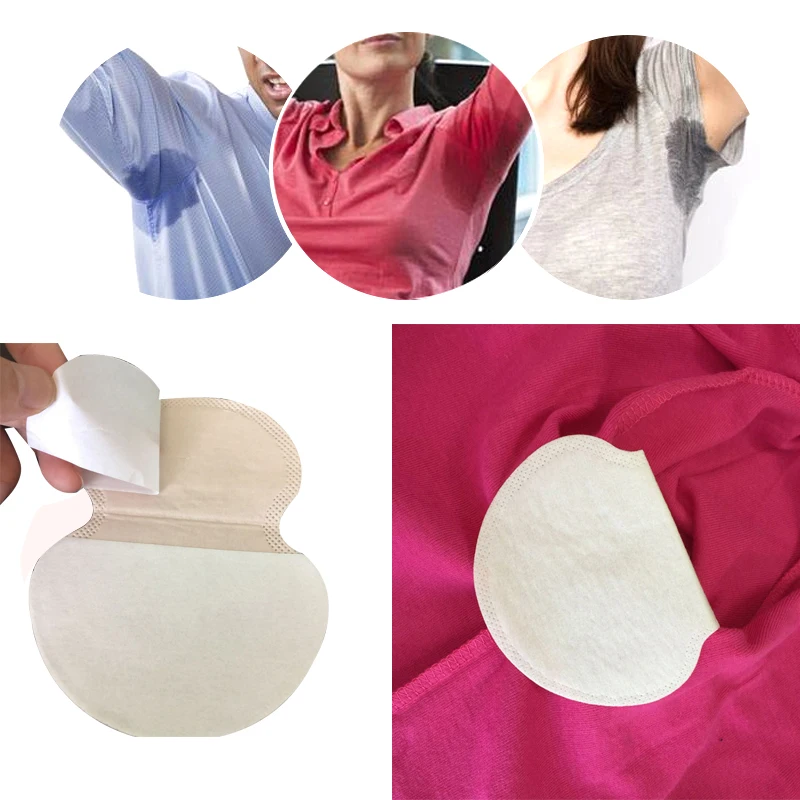

50/80Pcs Disposable Armpits Sweat Pad Antiperspirant Gaskets from Sweat to Underarm Pads Deodorant Absorb Pads Armpit Linings