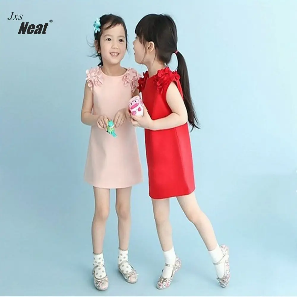 Розничная продажа одежда для детей летнее платье кружевное без рукавов девочек