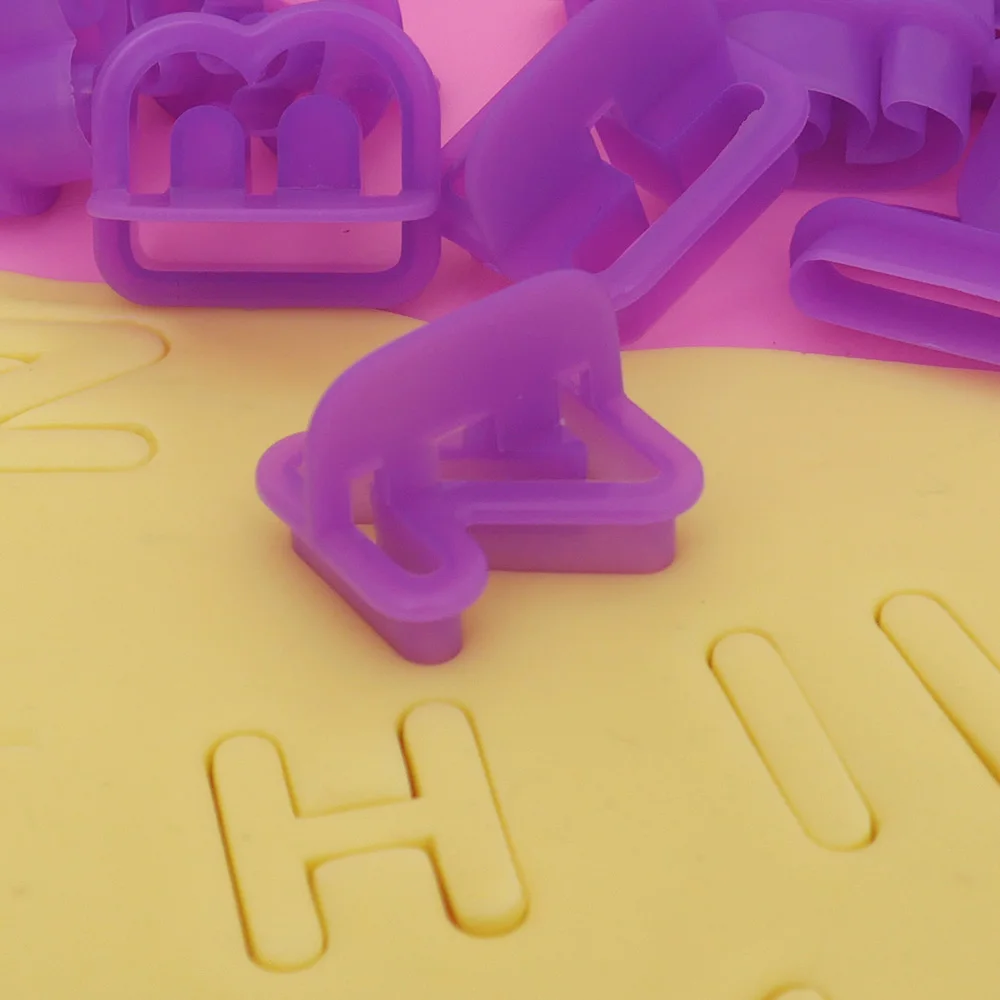 40 шт. буквы алфавита номер Fondant (сахарная) торт форма для выпечки бисквита