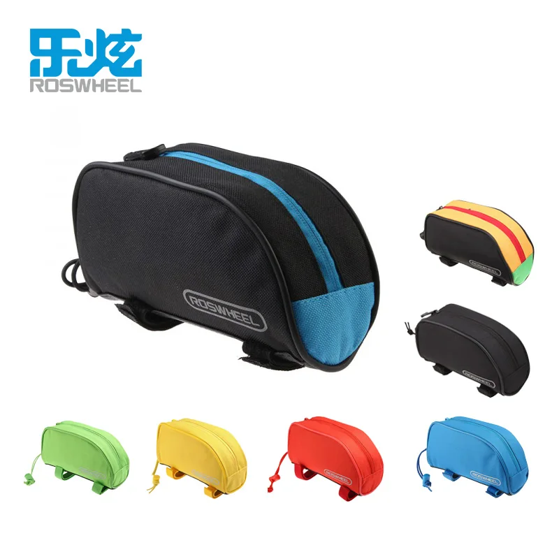 

Roswheel 600D Polyester PVC Outdoor MTB Road Bike Cycling Bicycle Frame Pannier Front UPPER Tube Package Bike Beam Saddle Bag