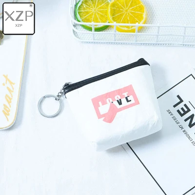 Style 4 XZP модный Dupont Tyvek бумажный материал женский мужской кошелек для монет с буквенным принтом держатель для карт, ключей, денег, мини-кошелек - Цвет: Style 4
