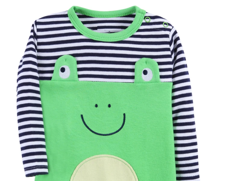 Детские комбинезоны 100% хлопок Длинные рукава животных моделирование удобные