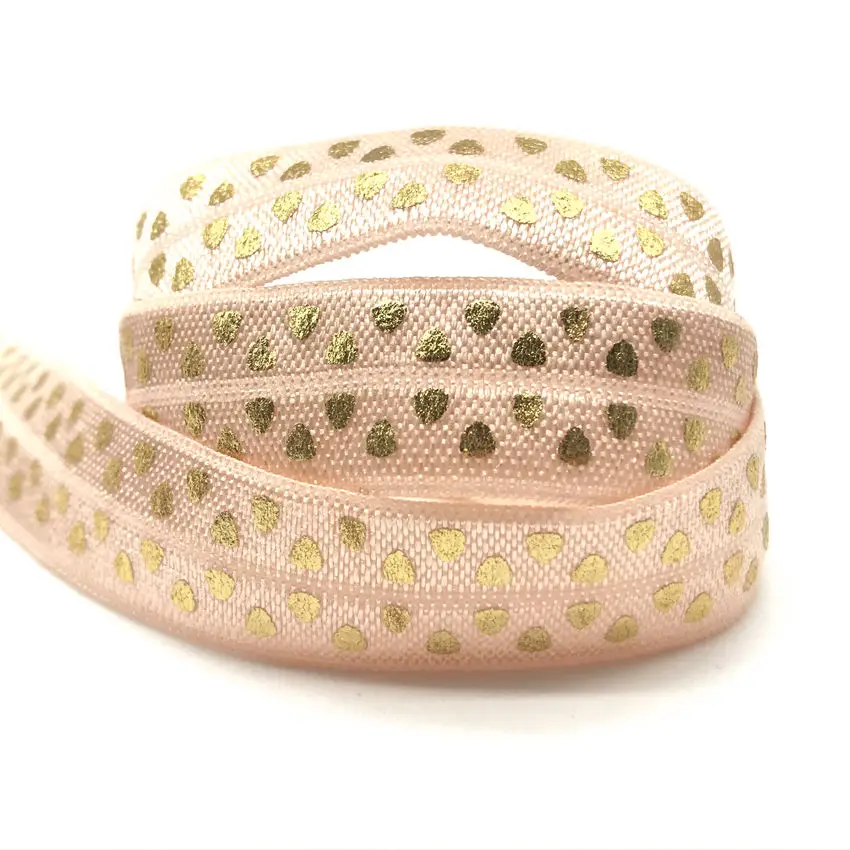 Good Quality Dreieck Print Fold Over Elastic Hot Sale 5/8" Aztec FOE Elastic Ribbon for DIY Headwear Hair Accessories 10Yards