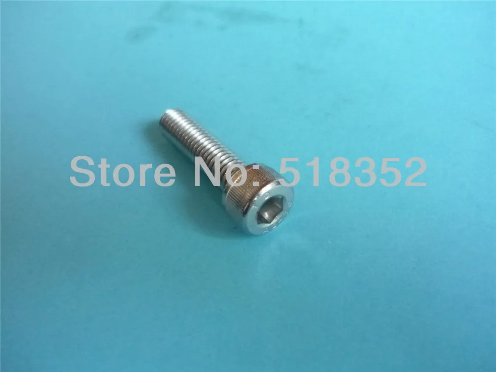 

M8 x 30/ 35/ 40mm DOUBLE SHENG 304 Stainless Steel Screw with Cylinder Head Inner Hexagon for EDM Machine Accessaries