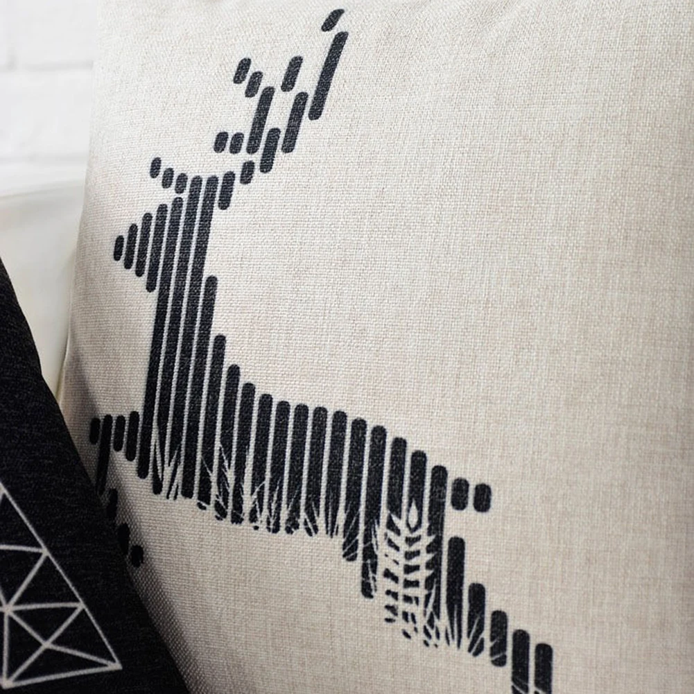 40 # олень животное сердце буква квадратный диван для спальни дышащая Съемная