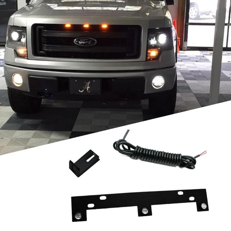 Для Ford 2009 2015 F150 SVT RAPTOR Средний светодиодный светильник белый желтый декоративный