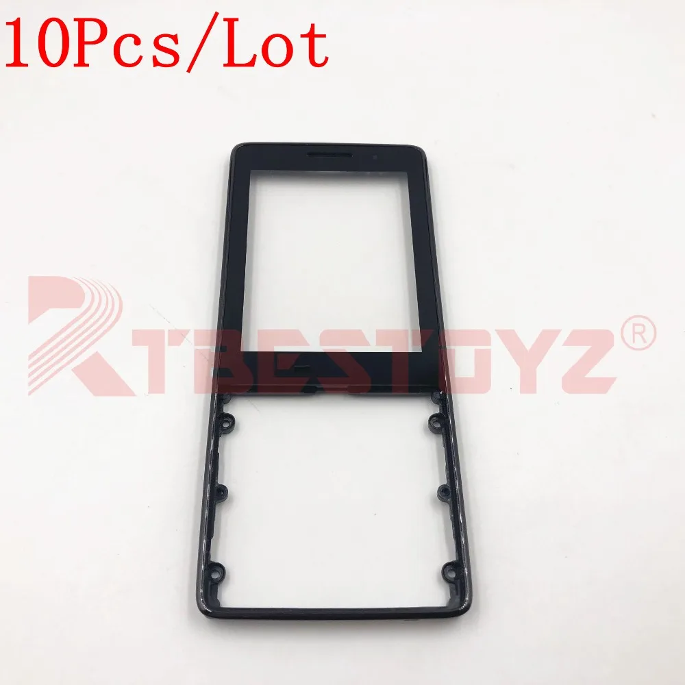 

10PCS 100% Warranty Front housing with glass for Philips E570 CTE570 Mobile Xenium phone cellphone free shipping