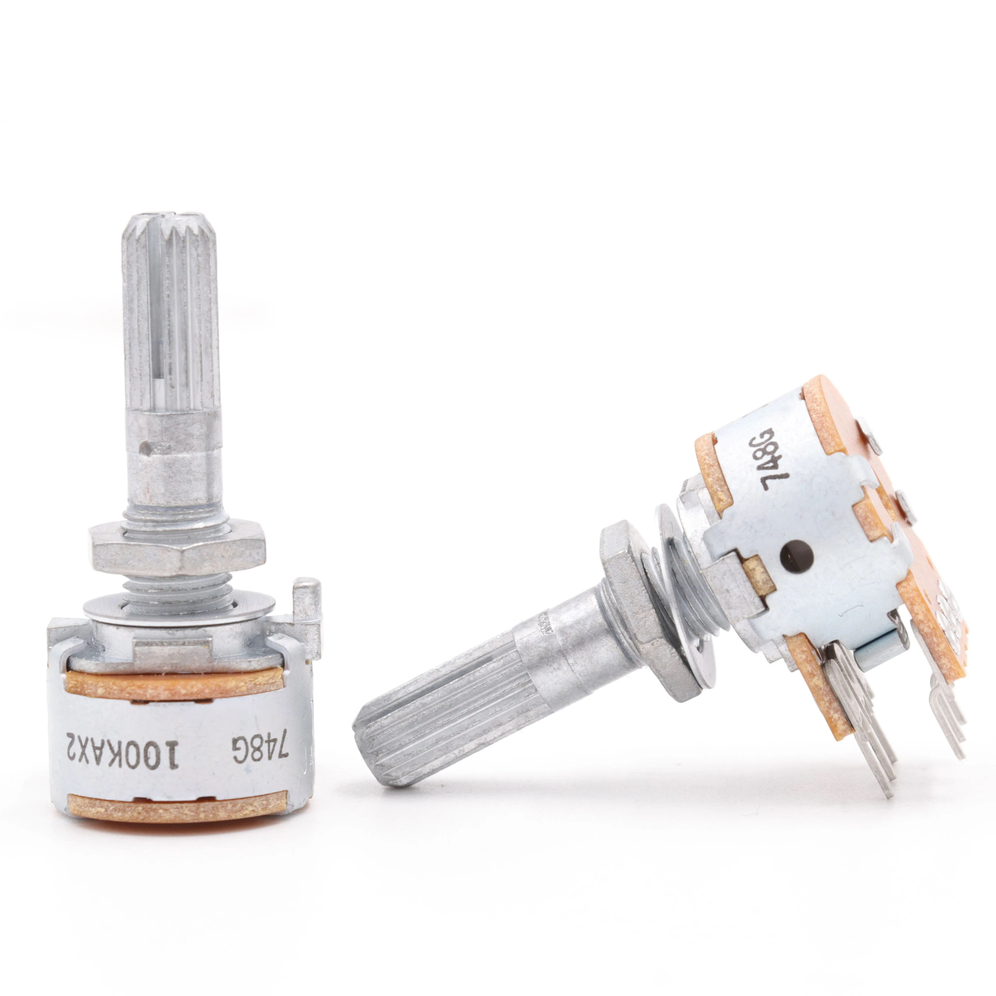 1 шт. потенциометр громкости Япония ALPS RK16 50KA 100KA стерео бревен аттентуатор для