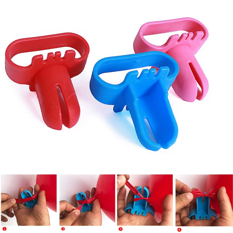 

1pcs Latex Balloons Clip Birthday Party Decorations Kids Adult Balloon Ties Accessories for Birthday Wedding Party Decortion