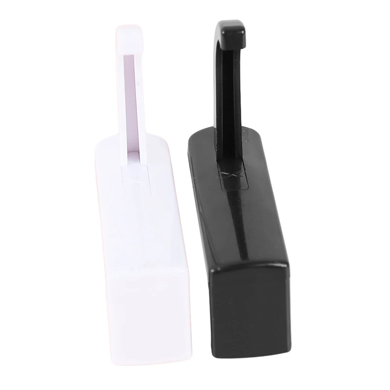 Plastic Headphones Hook Earphone Hanger Wall Mount Computer Monitor Headphone Bracket Rack With Tape Sticker | Дом и сад