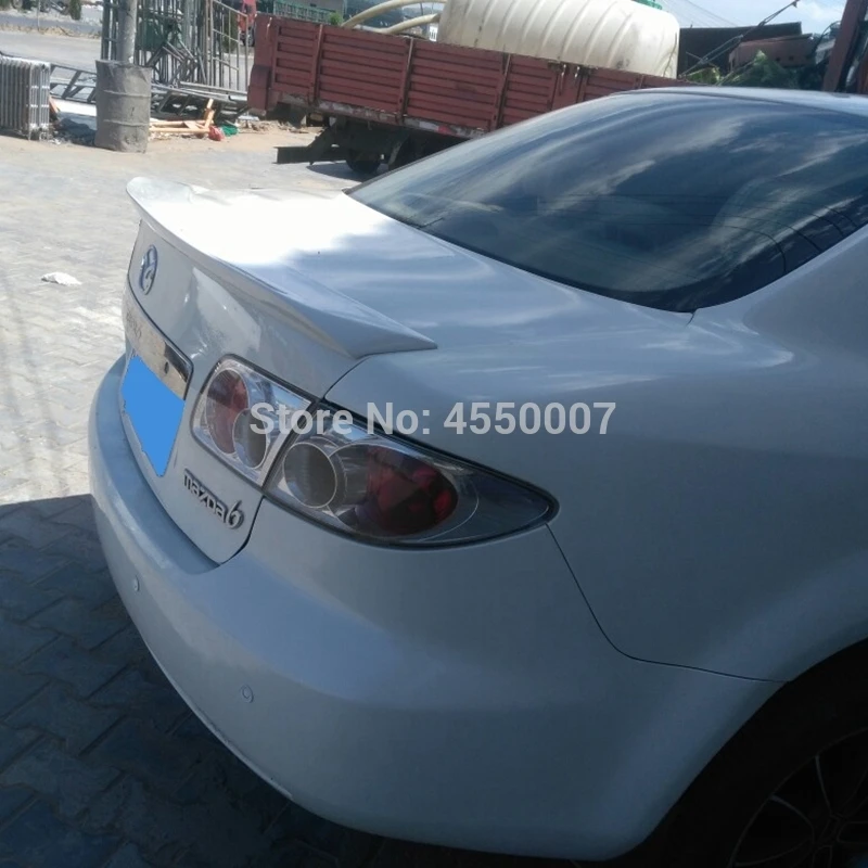 Высокое качество ABS Пластик хвост крыло задний багажник спойлер для Mazda 6 Mazda6 2006 2007 2008 2009 2010 2011 2012 2013
