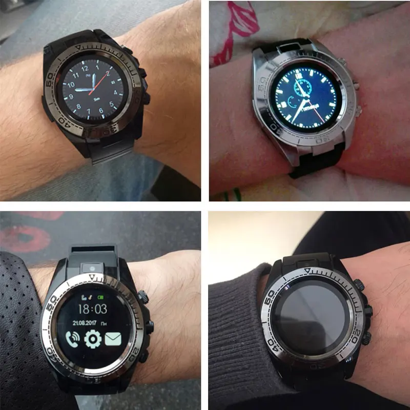 Смарт часы SW007 Bluetooth Sim TF карты Smartwatch Камера шагомер Фитнес трекер