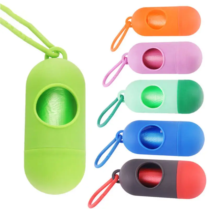 

Практичная для домашней Собаки Корма дозатор мешков отходов держатель мусора в комплекте с набором подходящих сумок с домашними мусора соб...