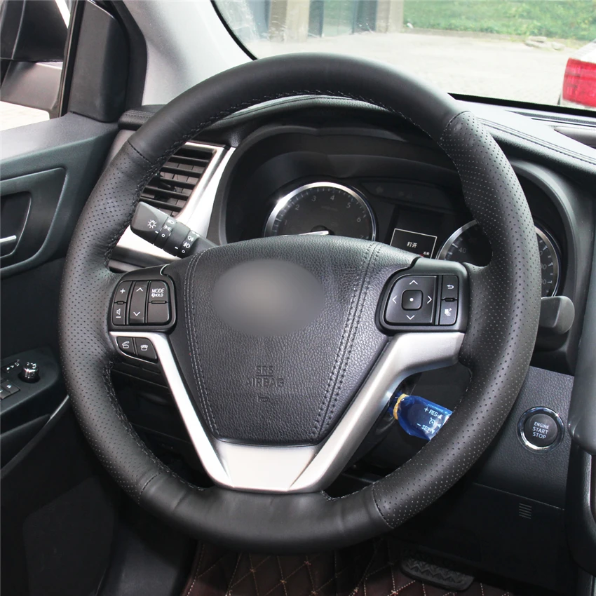 MEWANT черная натуральная кожа фотосессия для Toyota Highlander 2013-2020 Sienna 2015 2016 2017 2018 2019-2020 |