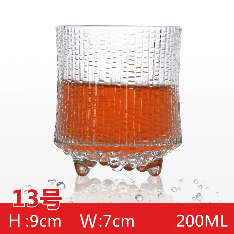 13 (210ml) Новинка, классические креативные хрустальные бокалы для вина, виски, костюм, индивидуальные европейские духи, пивной бар, стеклянная чашка, вечерние, для питья, для здоровья - Цвет: 13 (210ml)