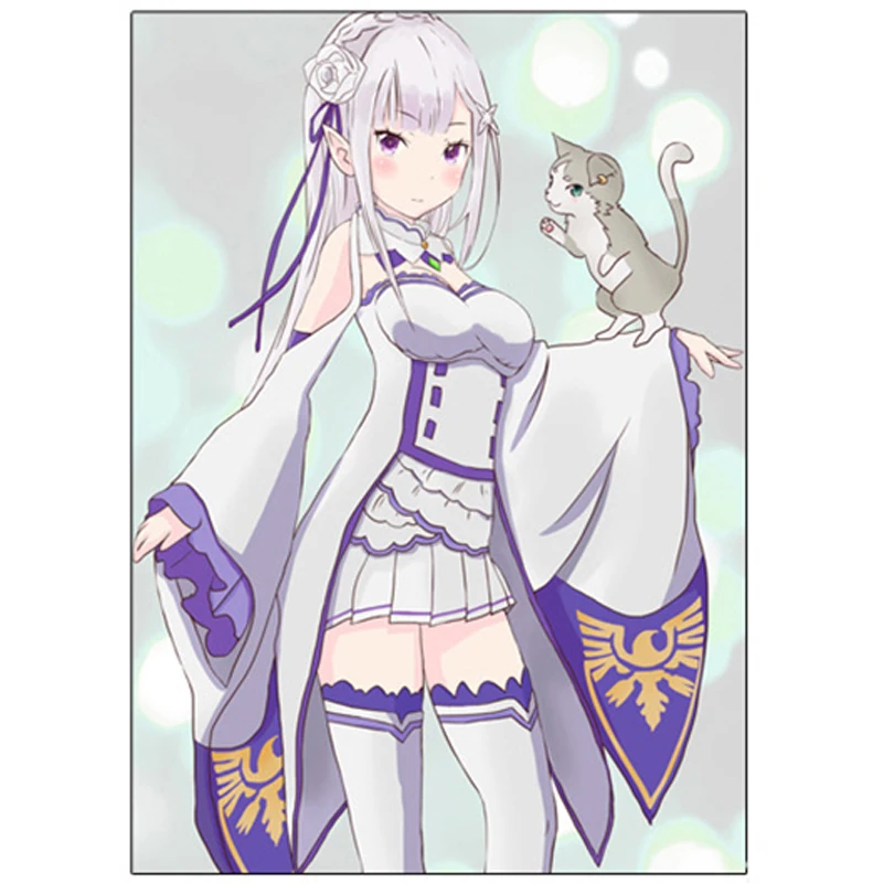 Женский костюм для косплея Re Zero kara Hajimeru Isekai Seikatsu Emilia| |