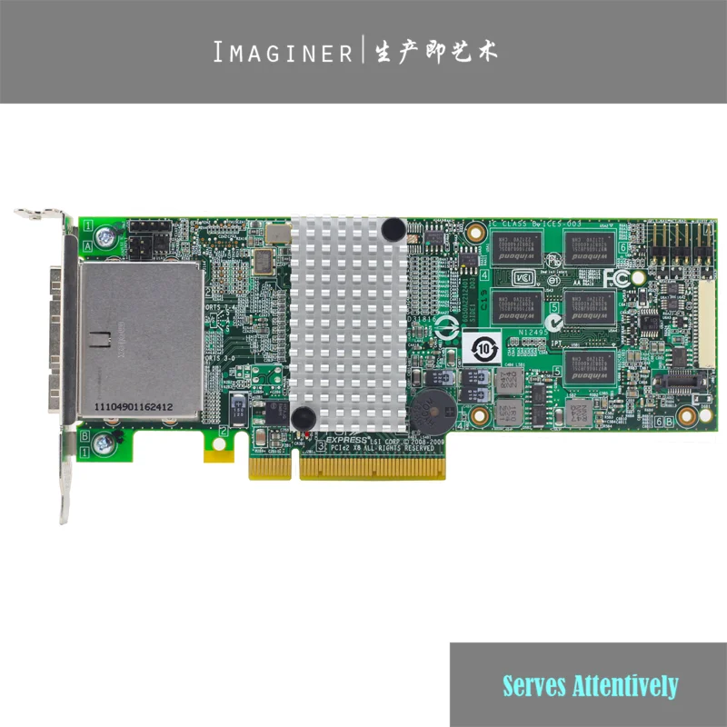 LSI 9750 8e LSI00243 8 port Ext. 2x SFF 8088 PCI E X8 6 ГБ/сек. SAS SATA RAID контроллер новинка розничная